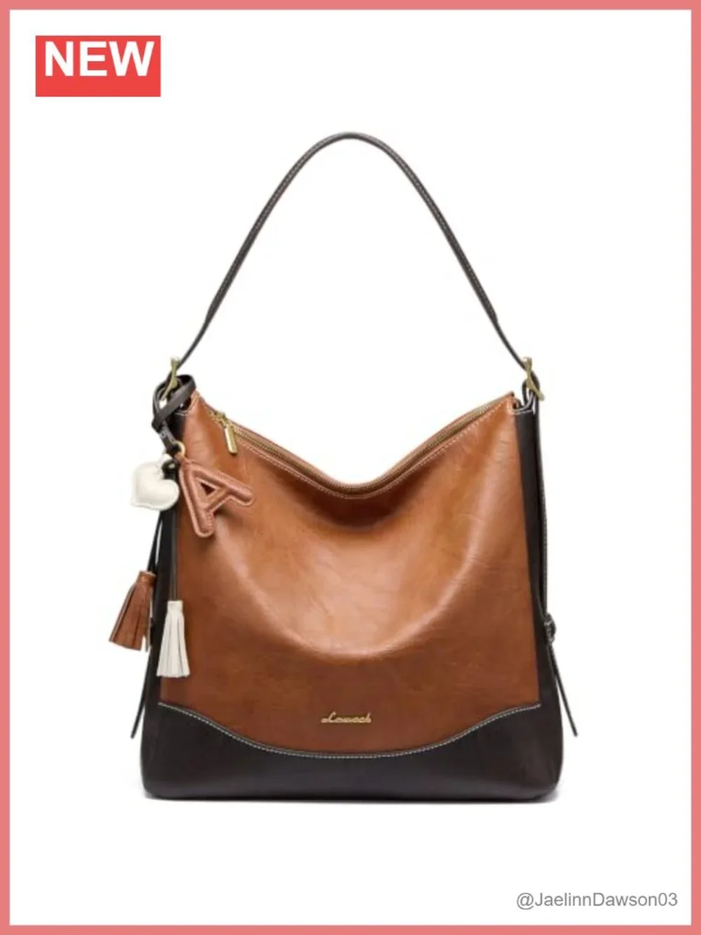 Vegan Leather Hobo Bag with Cup Holder, Crossbody Shoulder Purse for Women,